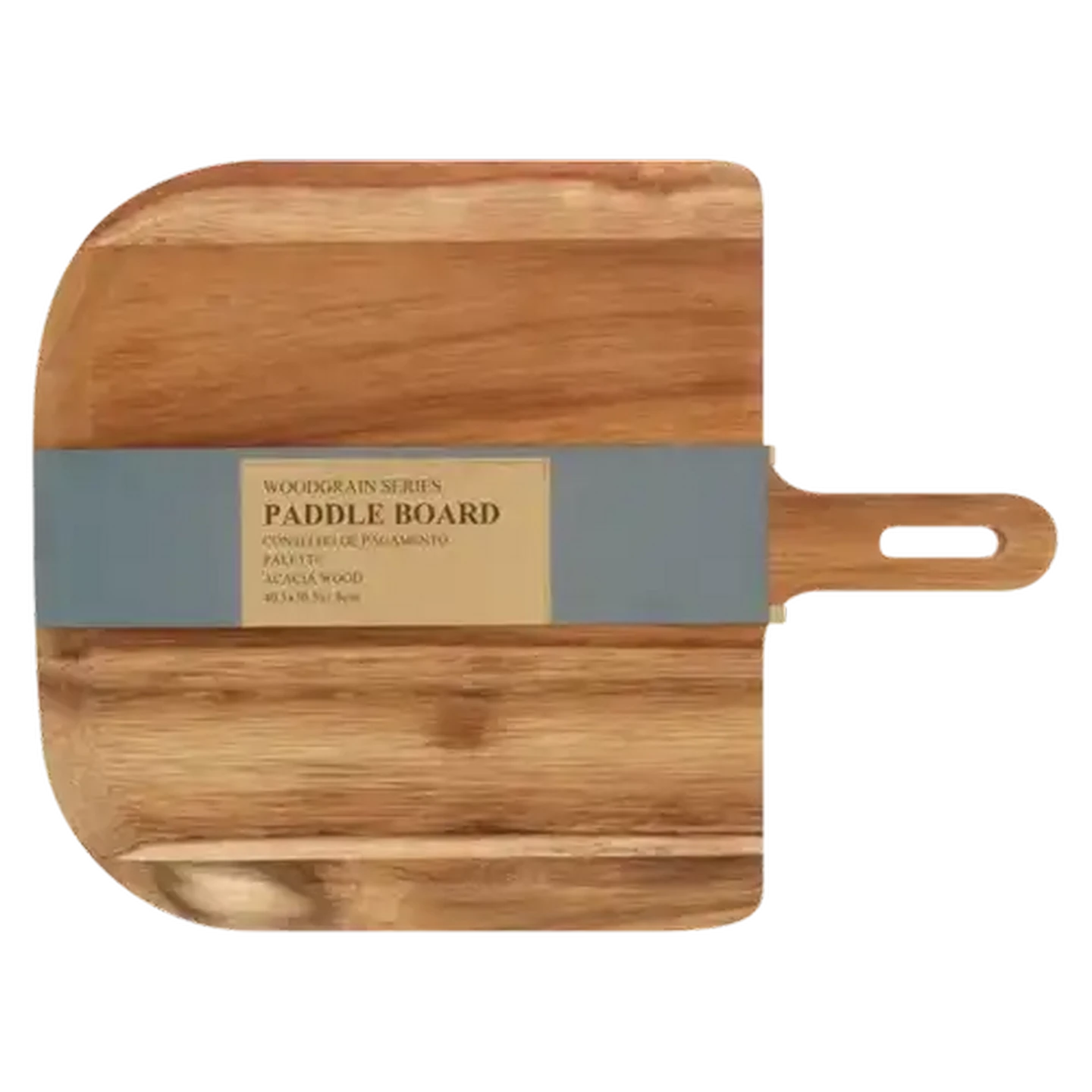 Image of Naturals Acacia Wood Paddle Board 38 x 22 x 1.7cm