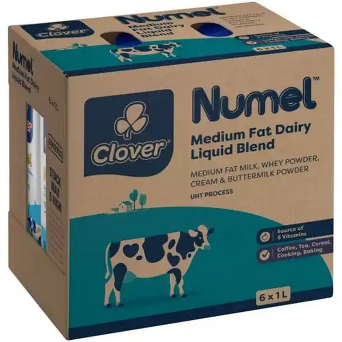 Checkers Sixty60 | Clover Numel Medium Fat Dairy Liquid Blend 6 x 1L
