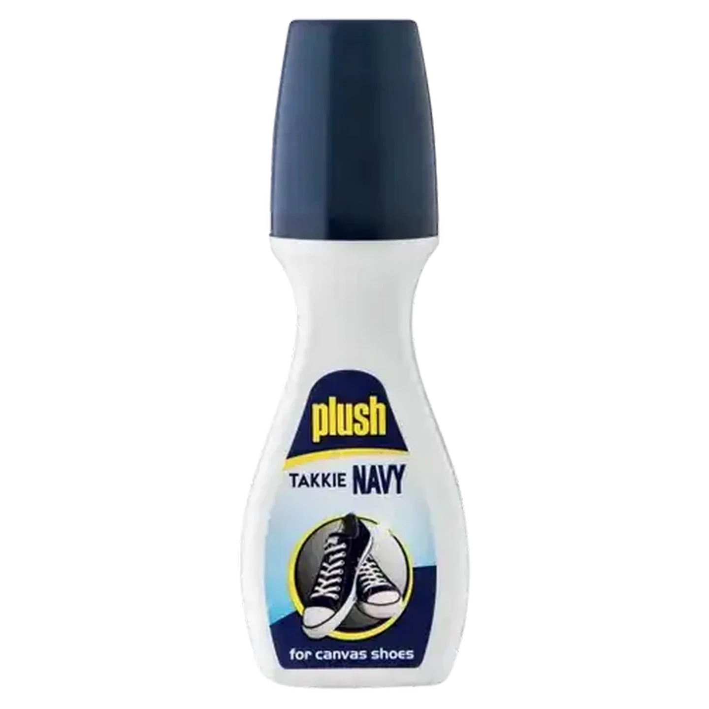 Image of Plush Takkie Navy Liquid Shoe Polish 75ml