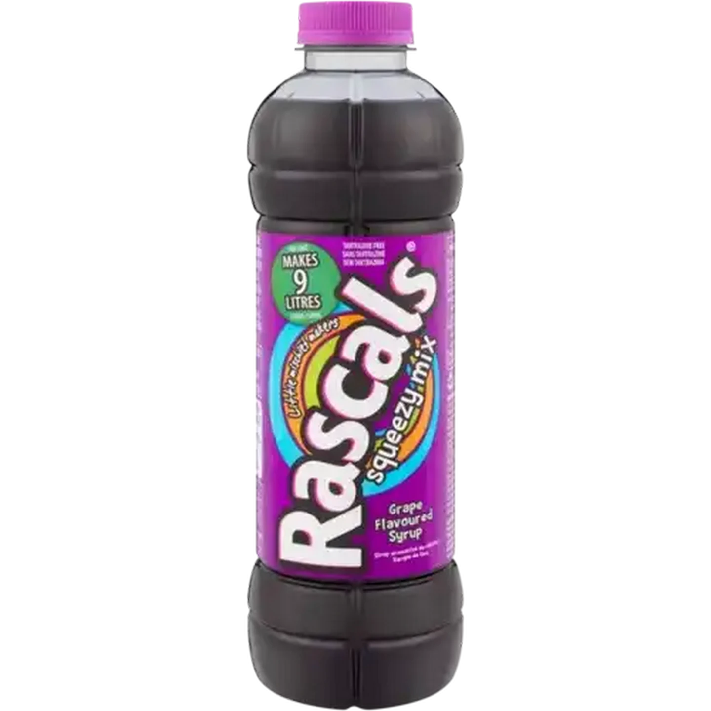 Image of Rascals Squeezy Mix Grape Flavoured Syrup 750ml