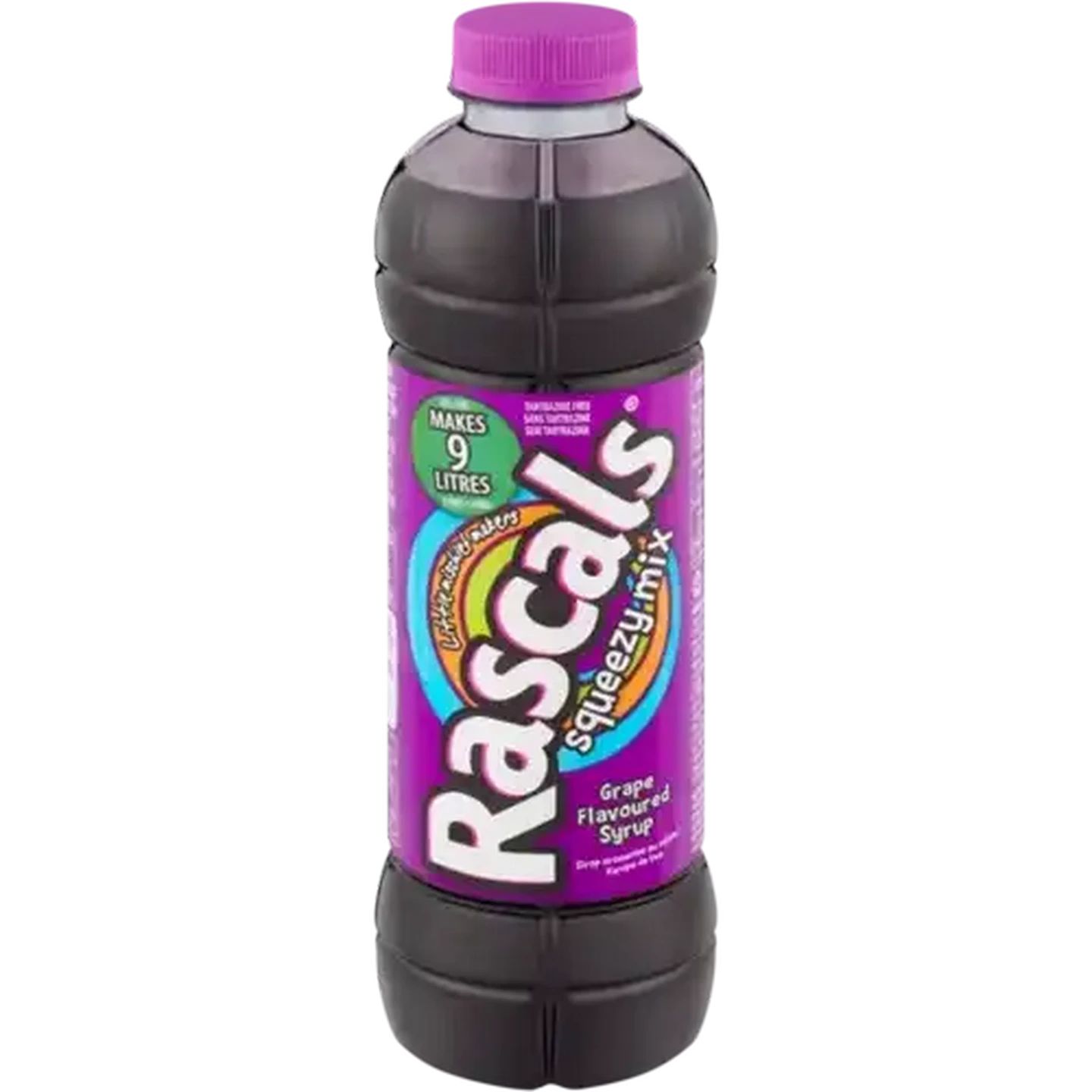 Image of Rascals Squeezy Mix Grape Flavoured Syrup 750ml