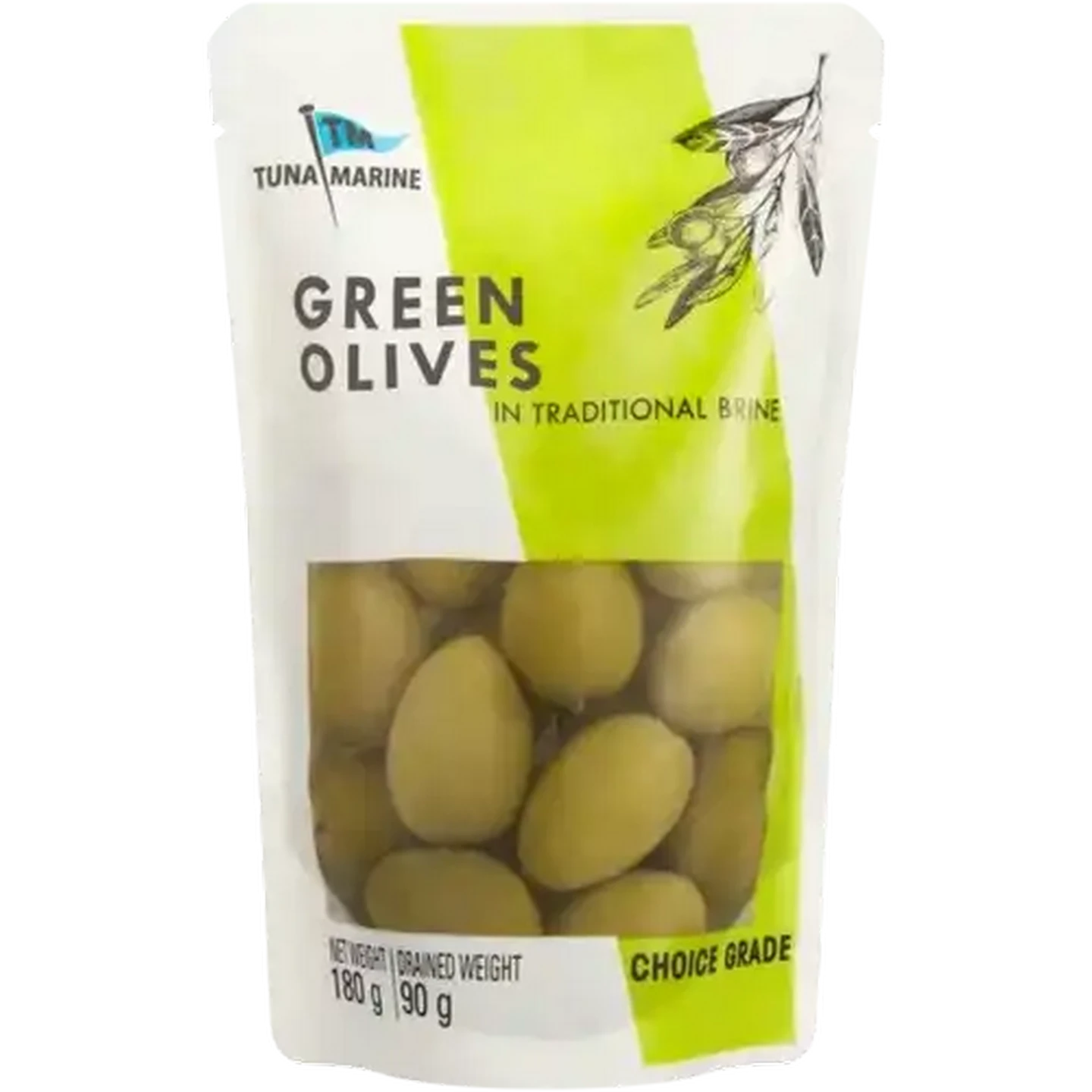 Checkers Sixty60 | Tuna Marine Green Olives in Traditional Brine 180g