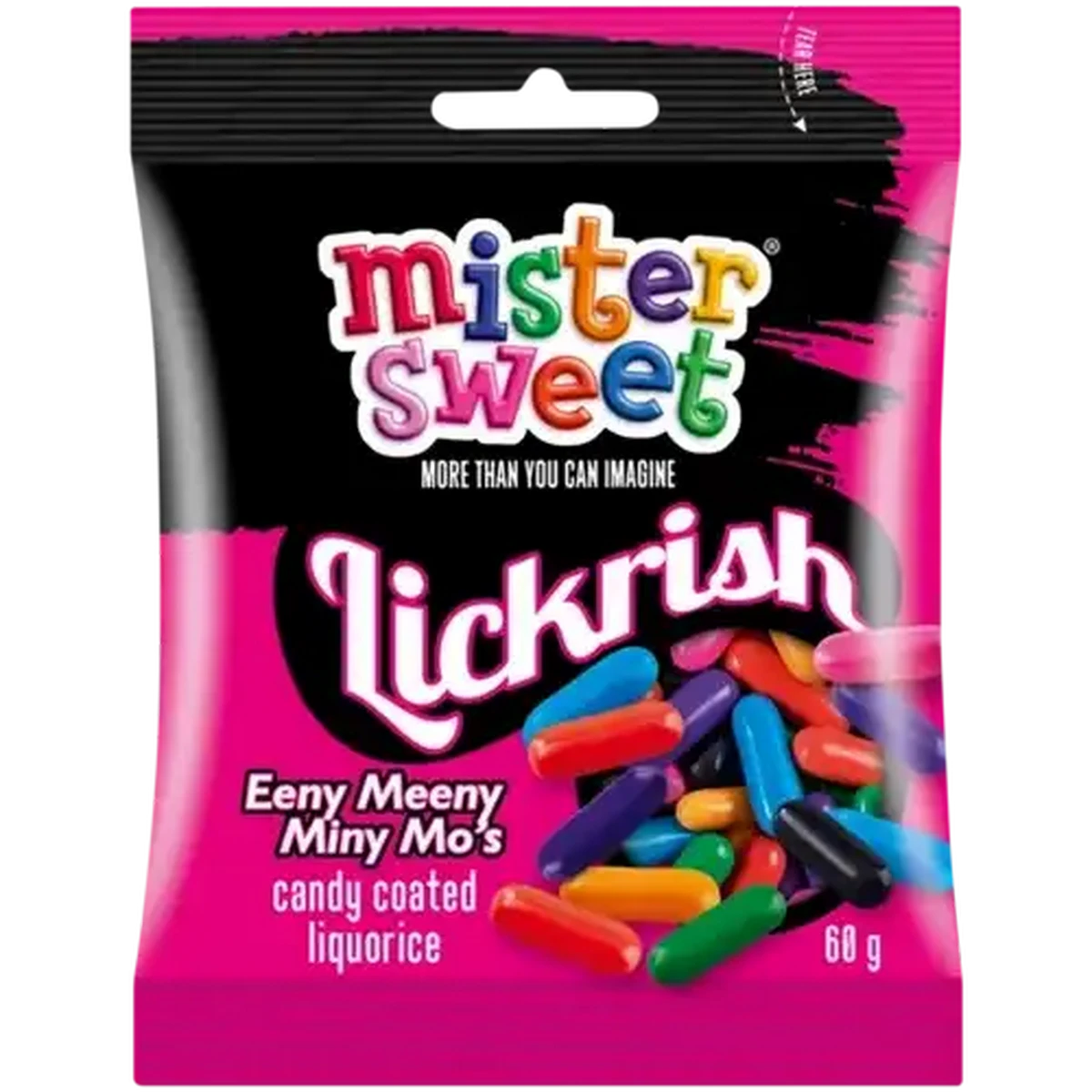 もつこりリッキー Checkers Sixty60 | Mister Sweet Lickrish Eeny Meeny Miny Mo's 60g