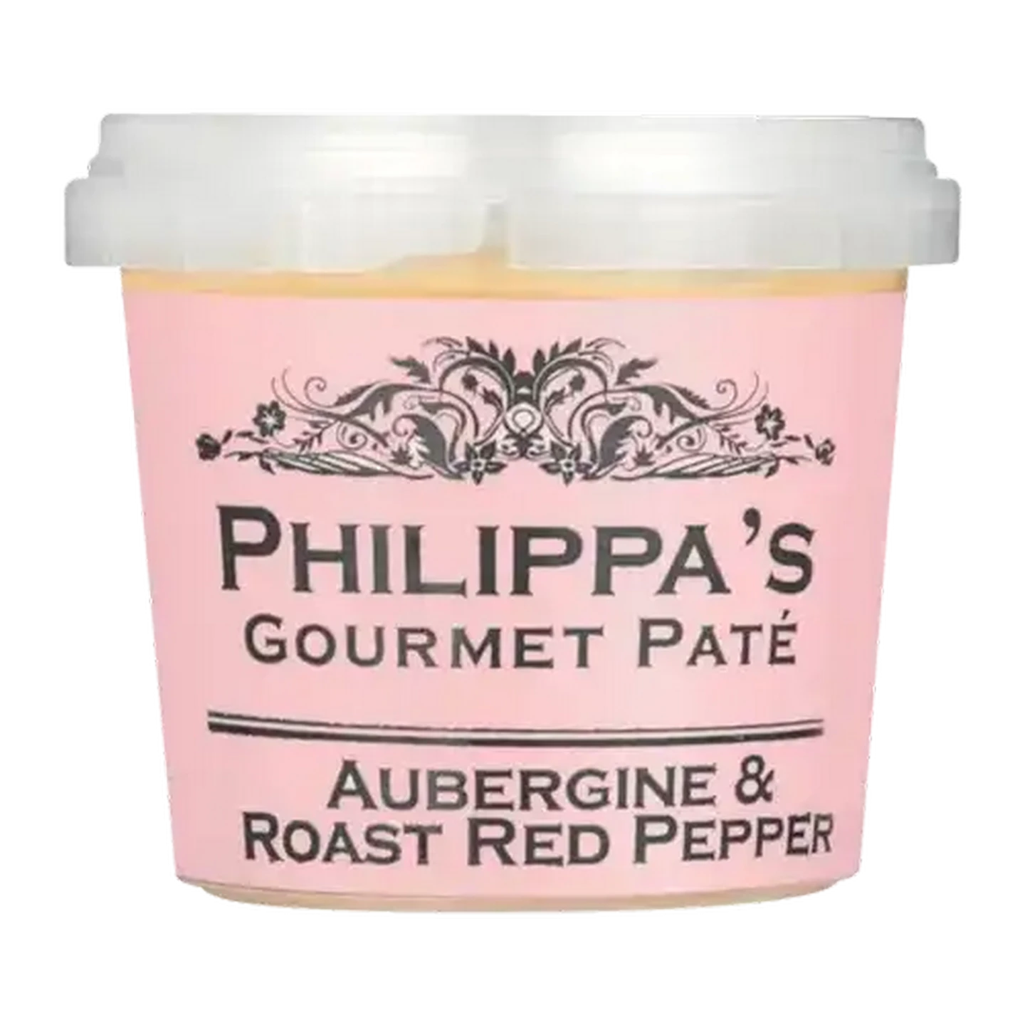 Image of Philippa's Gourmet Pate Aubergine & Roast Red Pepper 135g