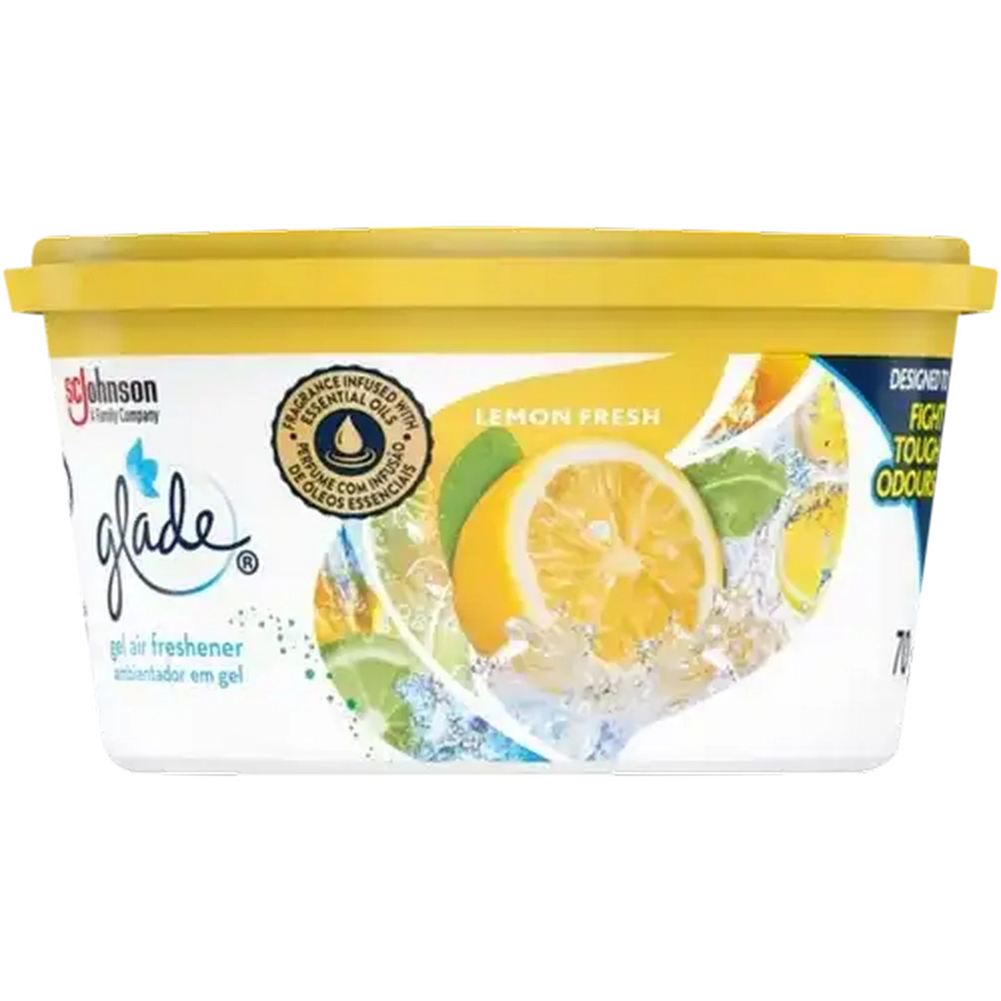 Image of Glade Lemon Fresh Gel Air Freshener 70g