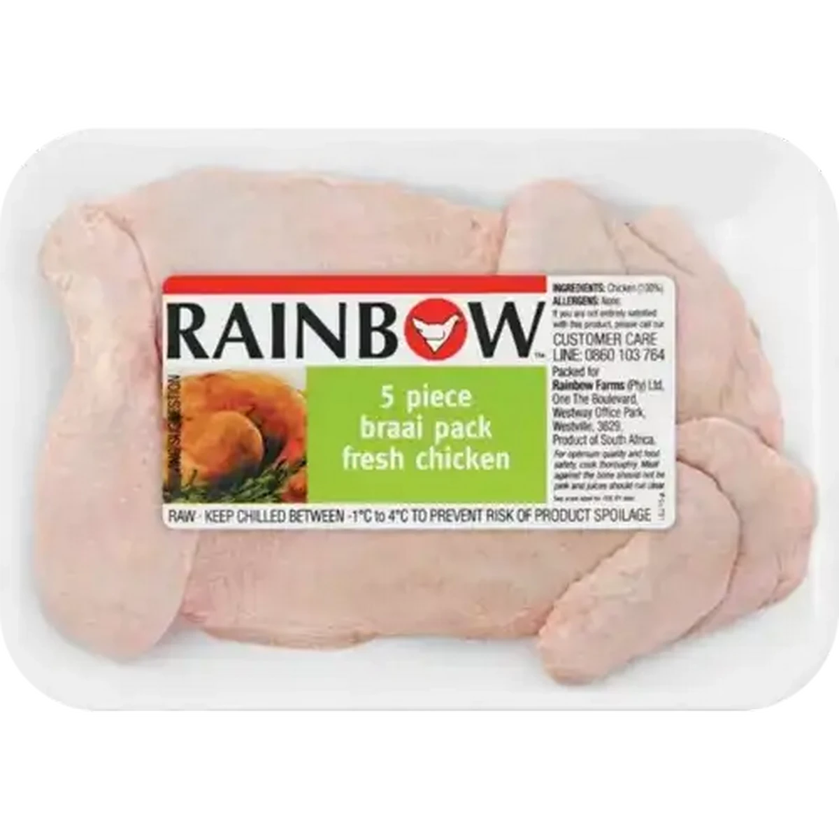 Checkers Sixty60 | RAINBOW Fresh Chicken Braaipack 5 Piece