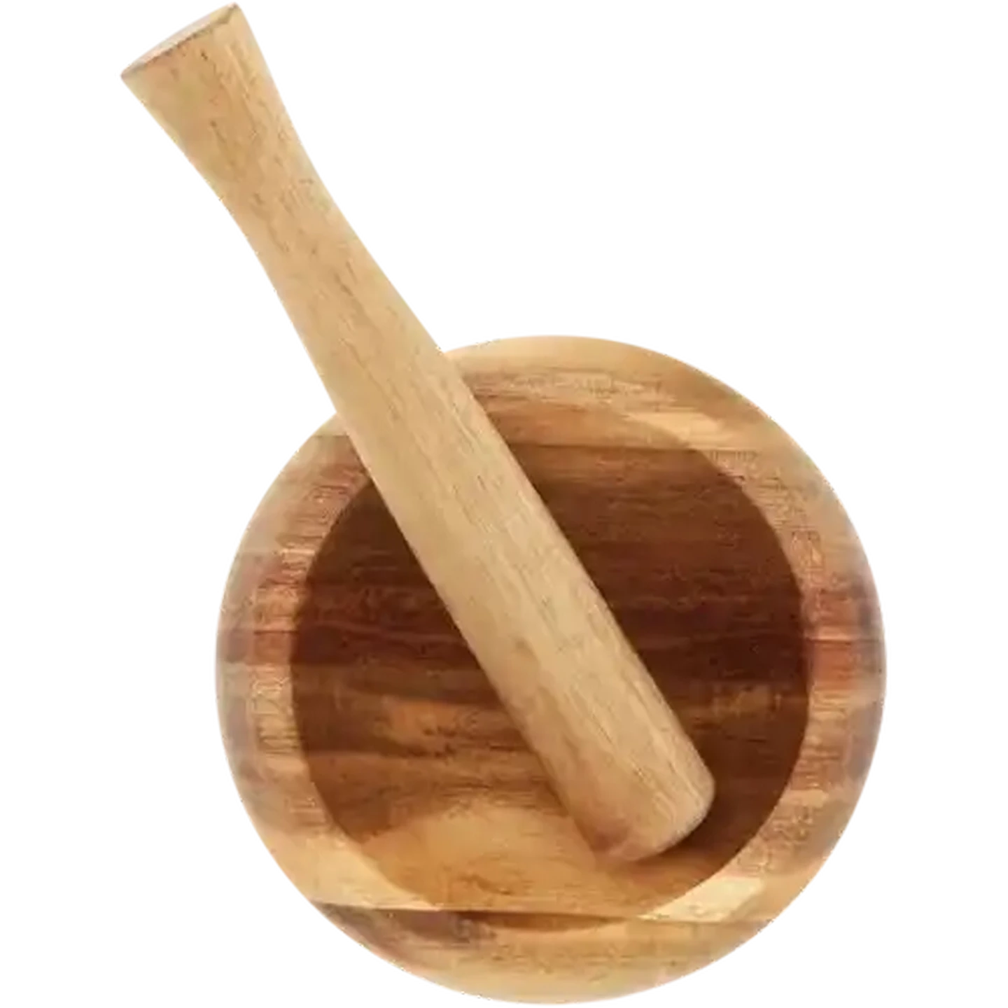 Image of Woodgrain Series Acacia Wood Pestle & Mortar Set 2 Piece