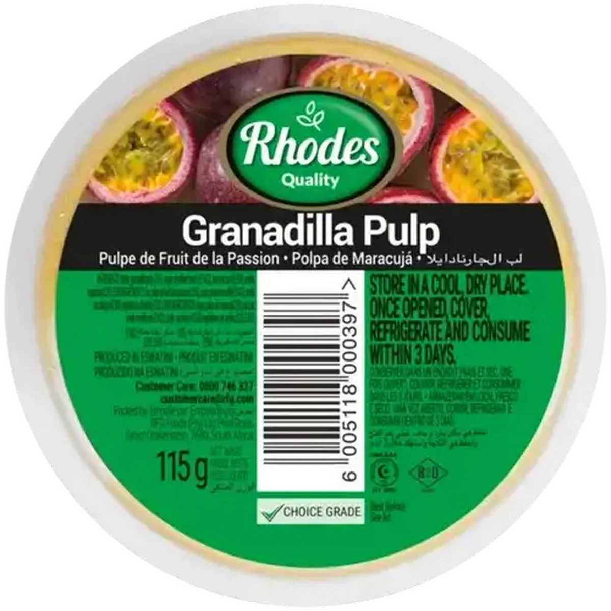 Checkers Sixty60 | Rhodes Quality Granadilla Pulp 115g
