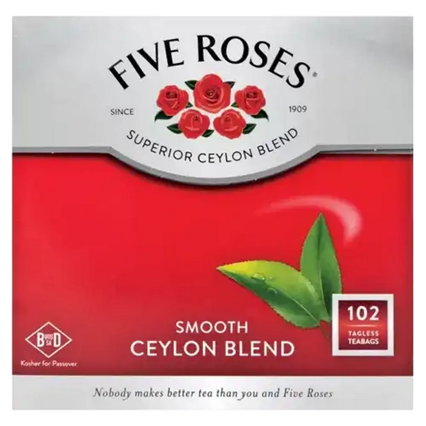 Image of Five Roses Smooth Ceylon Blend Teabags 102 Pack