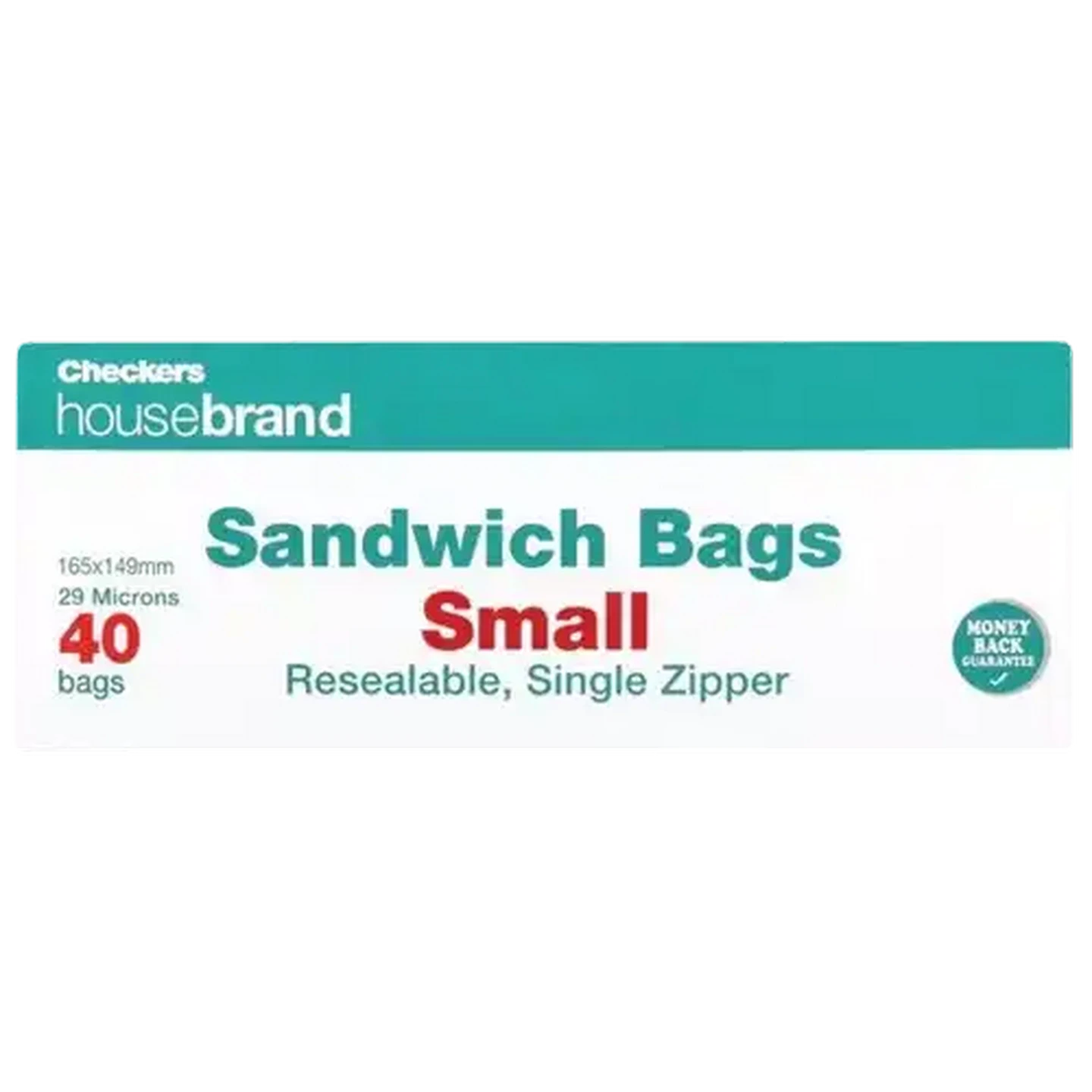 BISERA  11袋 Checkers Sixty60 | Checkers Housebrand Small Zipper Sandwich Bags