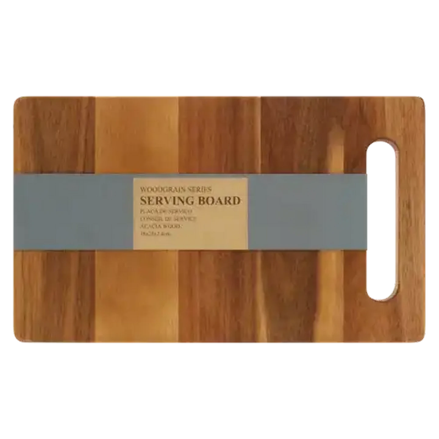 Image of Naturals Rectangle Acacia Wood Serving Board 38 x 23 x 2.4cm
