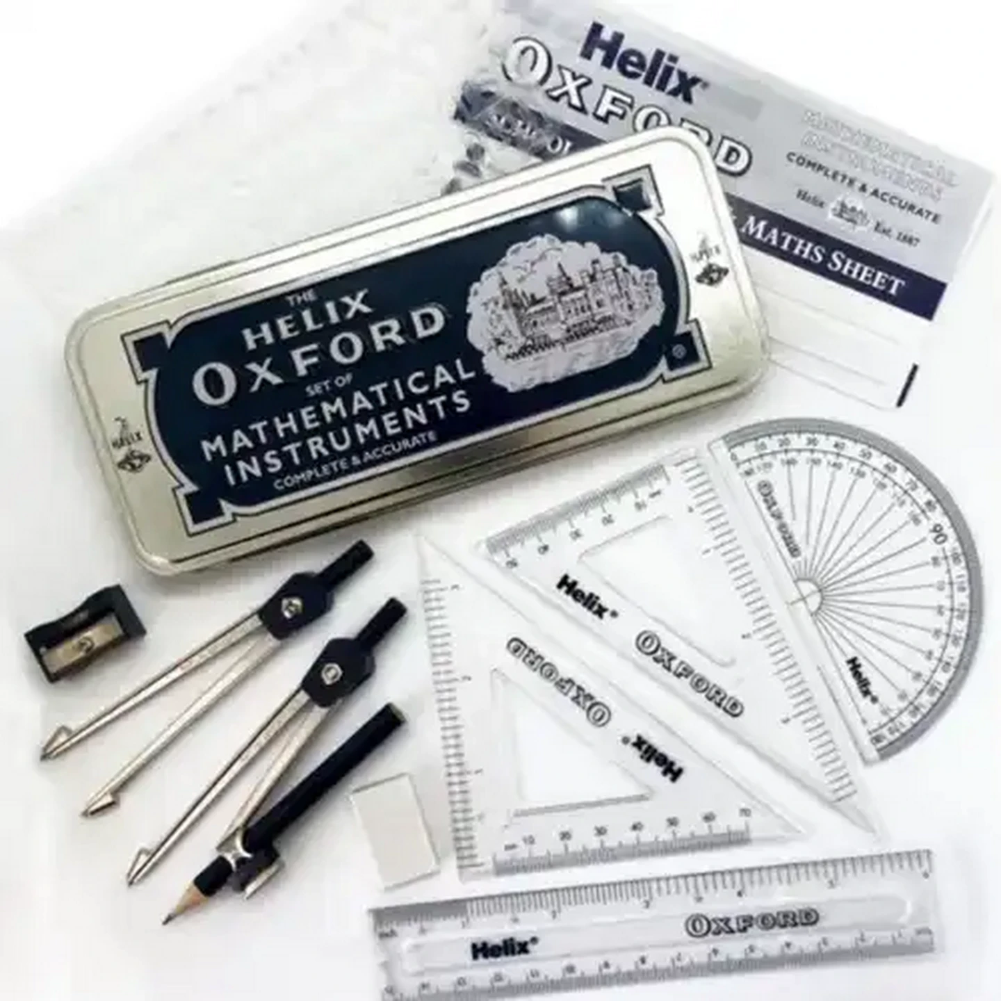 Checkers Sixty60 | Helix Oxford Mathematical Instruments Set 11-Piece