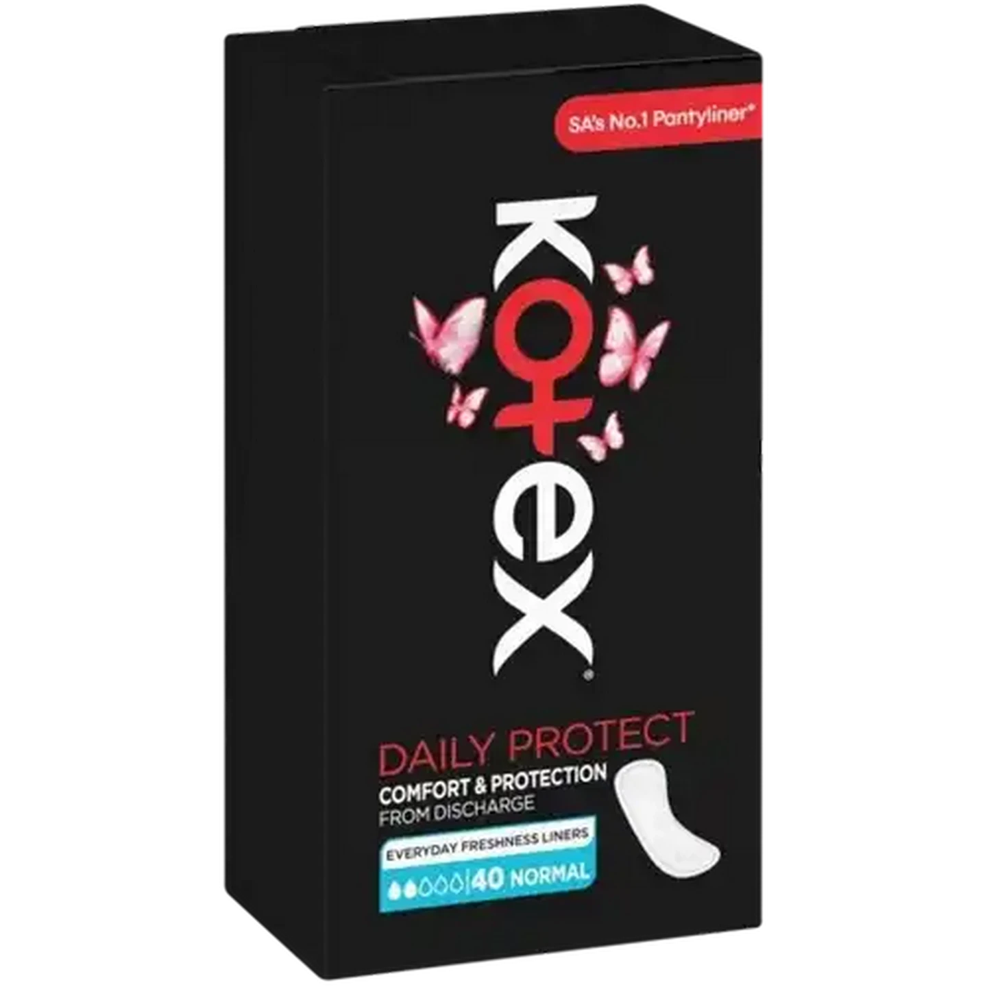 Image of Kotex Daily Protect Normal Scented Pantyliners 40 Pack
