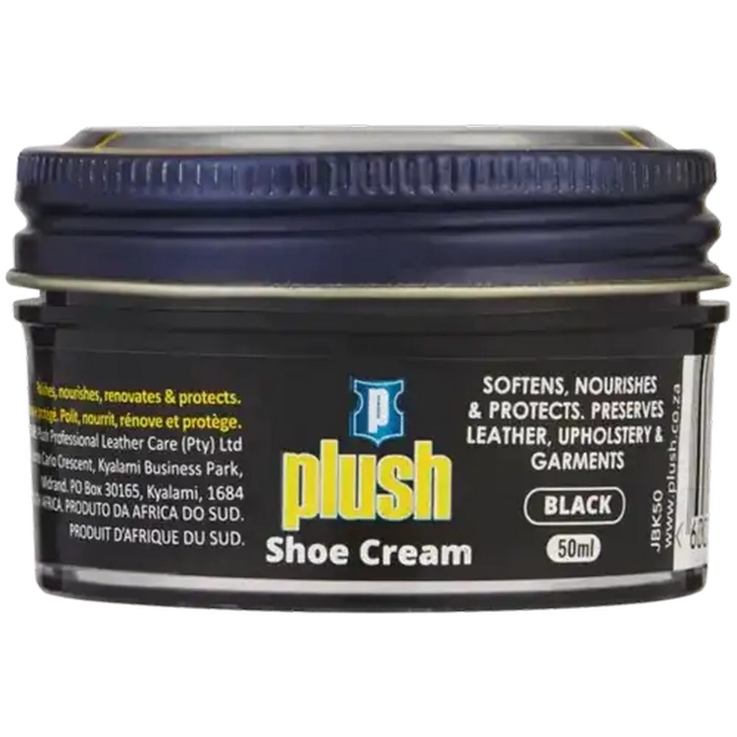 Image of Plush Black Shoe Cream 50ml