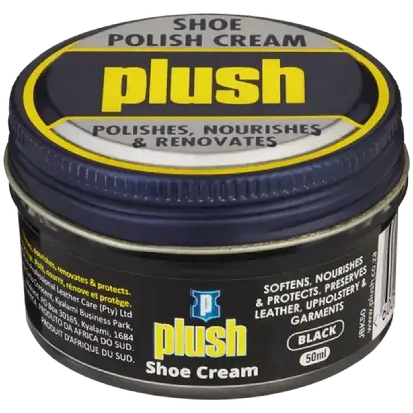 Image of Plush Black Shoe Cream 50ml