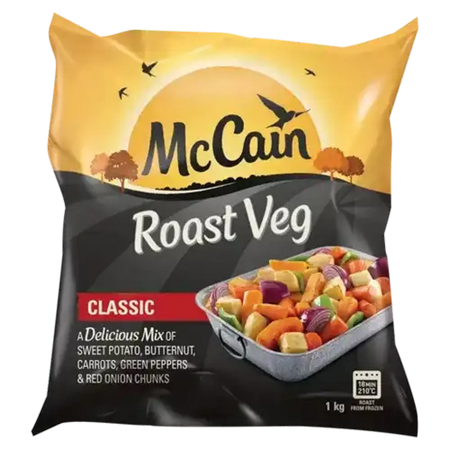 Image of McCain Frozen Classic Roasted Vegetables 1kg