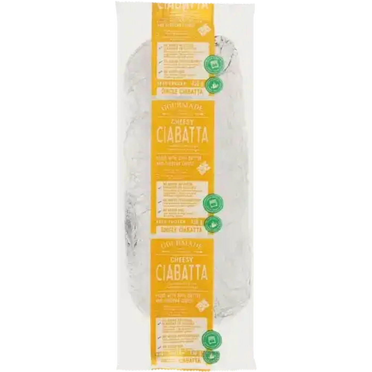 Image of Gourmade Frozen Cheesy Ciabatta 450g