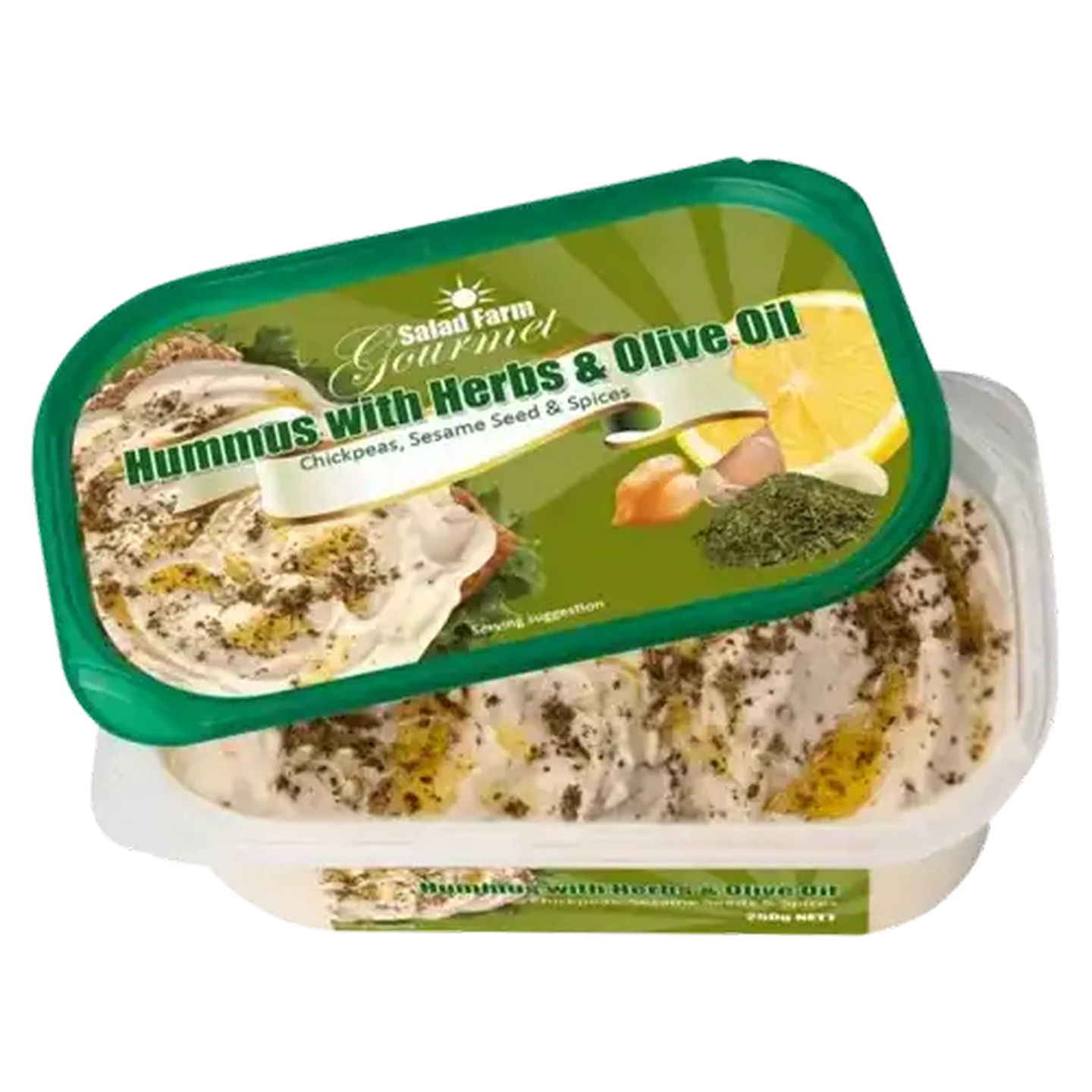 Image of Salad Farm Hummus With Herbs & Olive Oil 250g