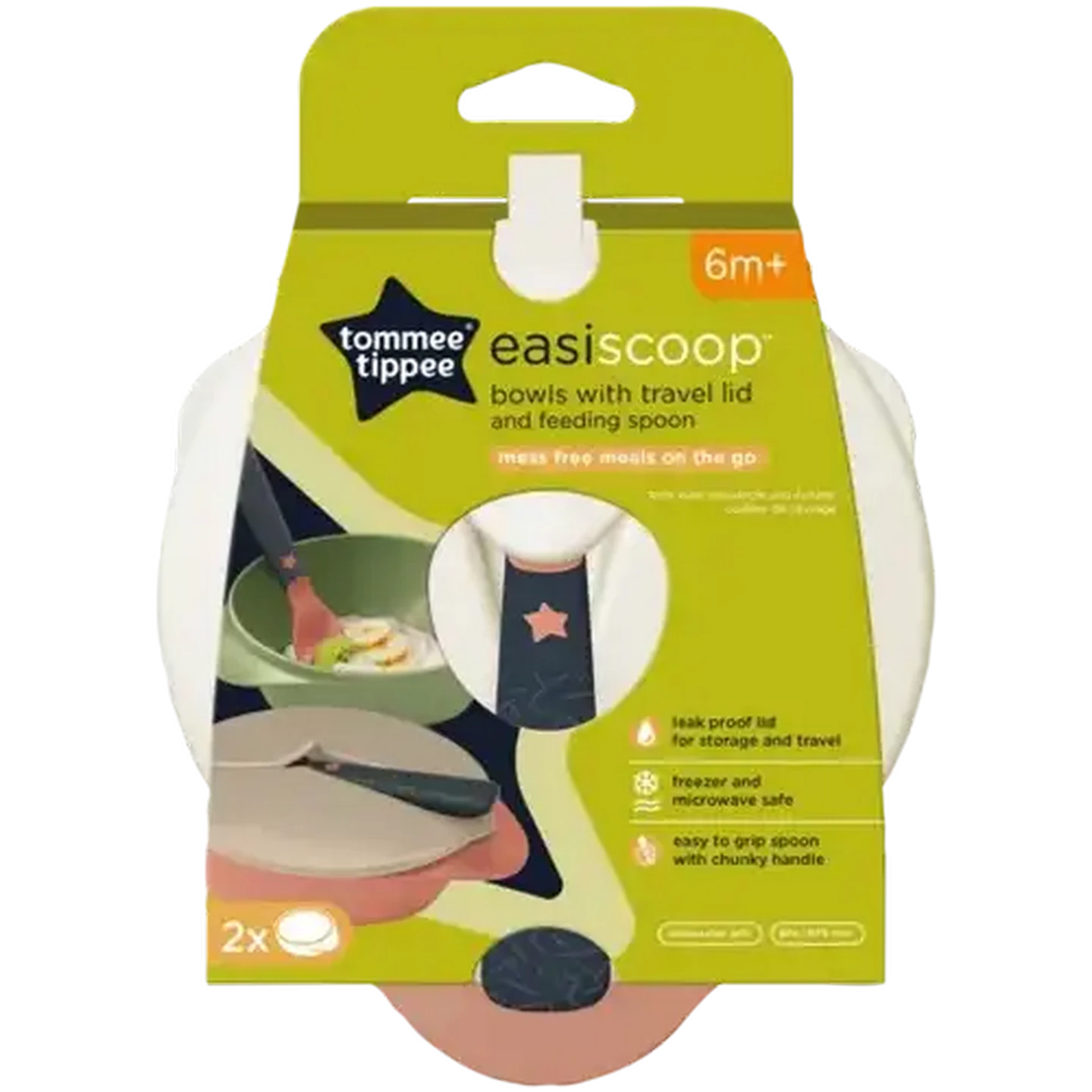 Image of Tommee Tippee Feeding Bowl With Lid & Spoon