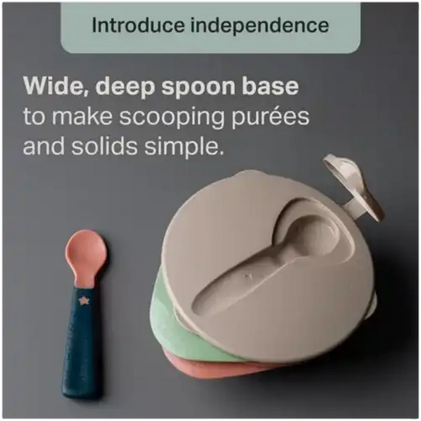 Image of Tommee Tippee Feeding Bowl With Lid & Spoon
