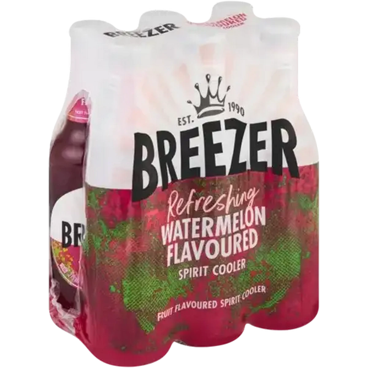 Checkers Sixty60 | Breezer Watermelon Spirit Cooler Bottles 6 x 275ml