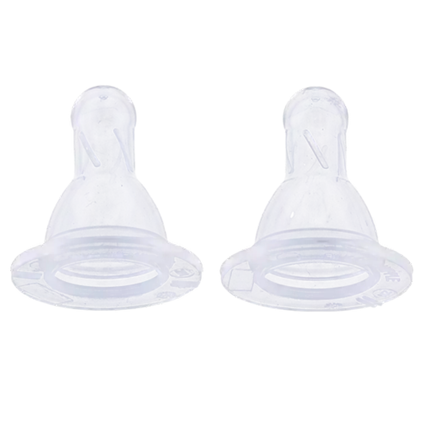 Image of Jolly Tots Regular Silicone Teats 0 Months+ 2-Pack