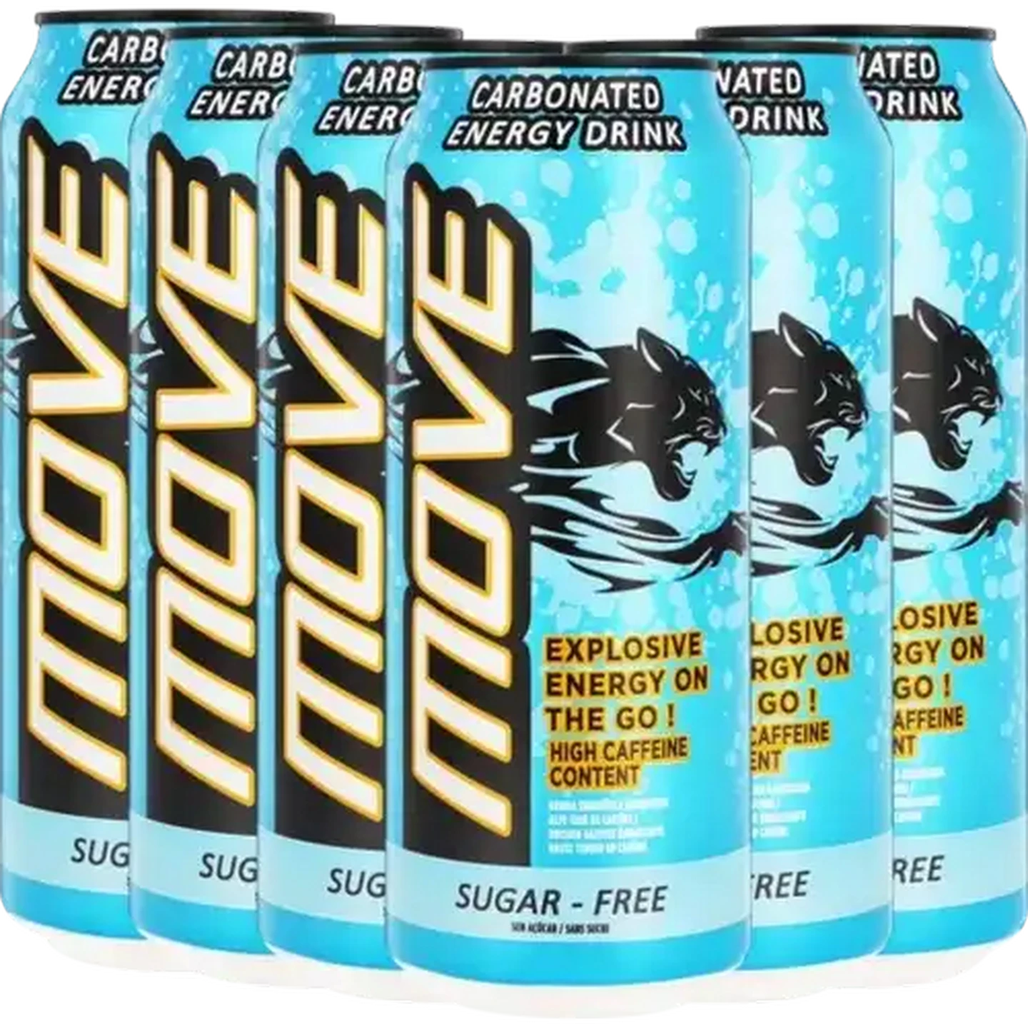 Checkers Sixty60 | Move Carbonated Sugar Free Energy Drinks 6 x 500ml