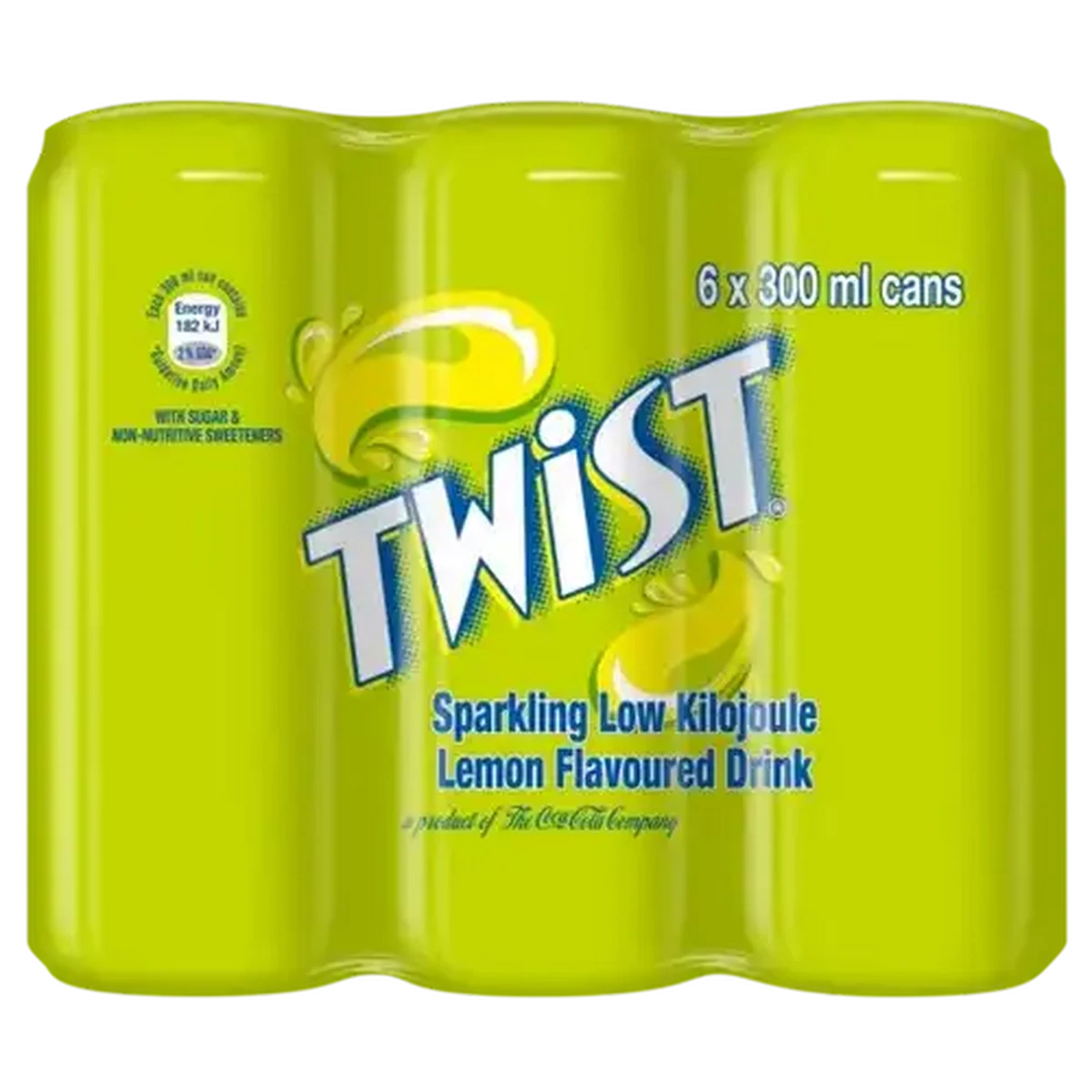 Checkers Sixty60 | Twist Lemon Flavoured Soft Drink Cans 6 x 300ml