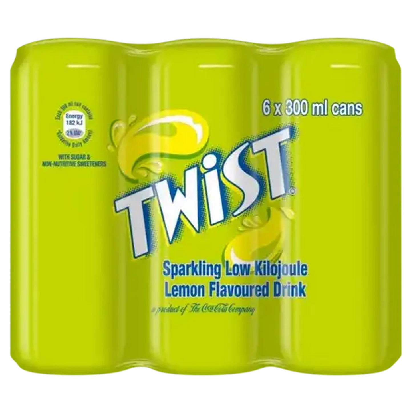 Checkers Sixty60 | Twist Lemon Flavoured Soft Drink Cans 6 x 300ml