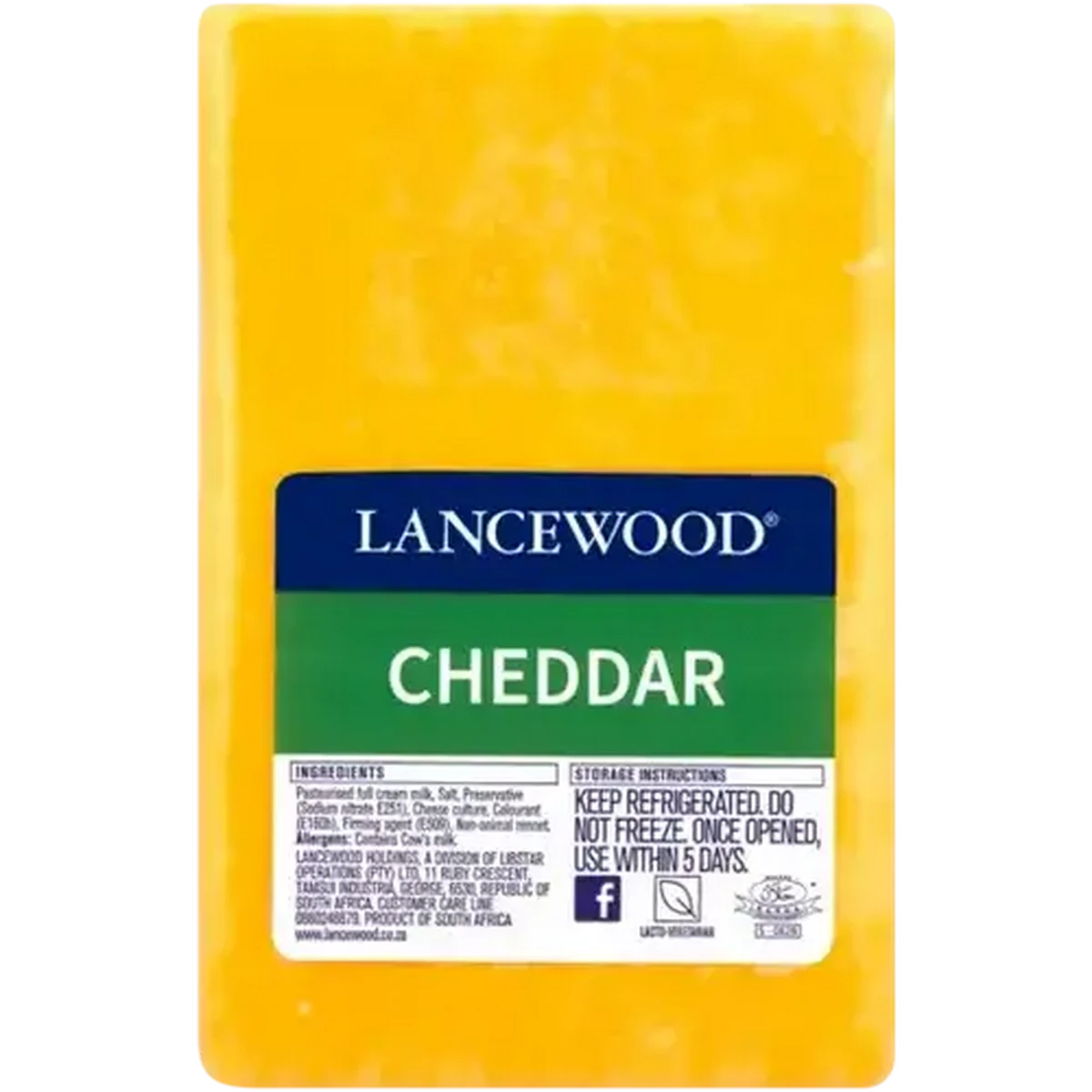 Checkers Sixty60 | LANCEWOOD Cheddar Cheese Per KG