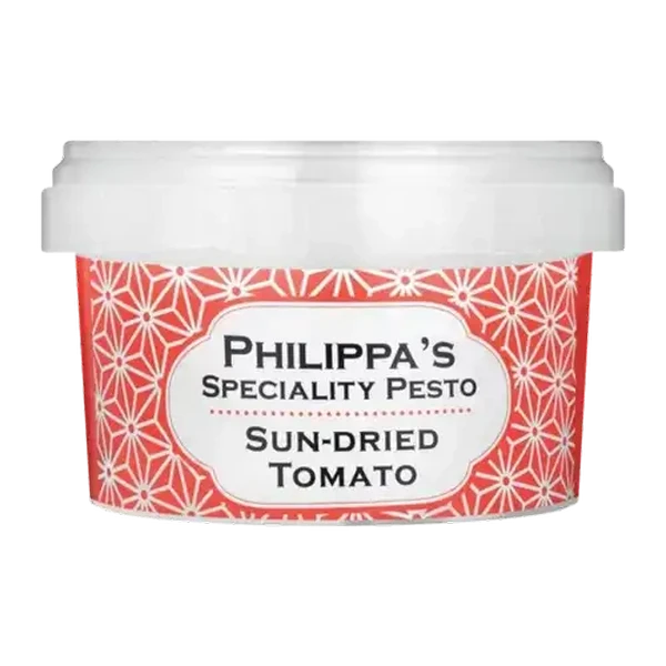 Philippa's Speciality Pesto Sun-Dried Tomato Dip 200g