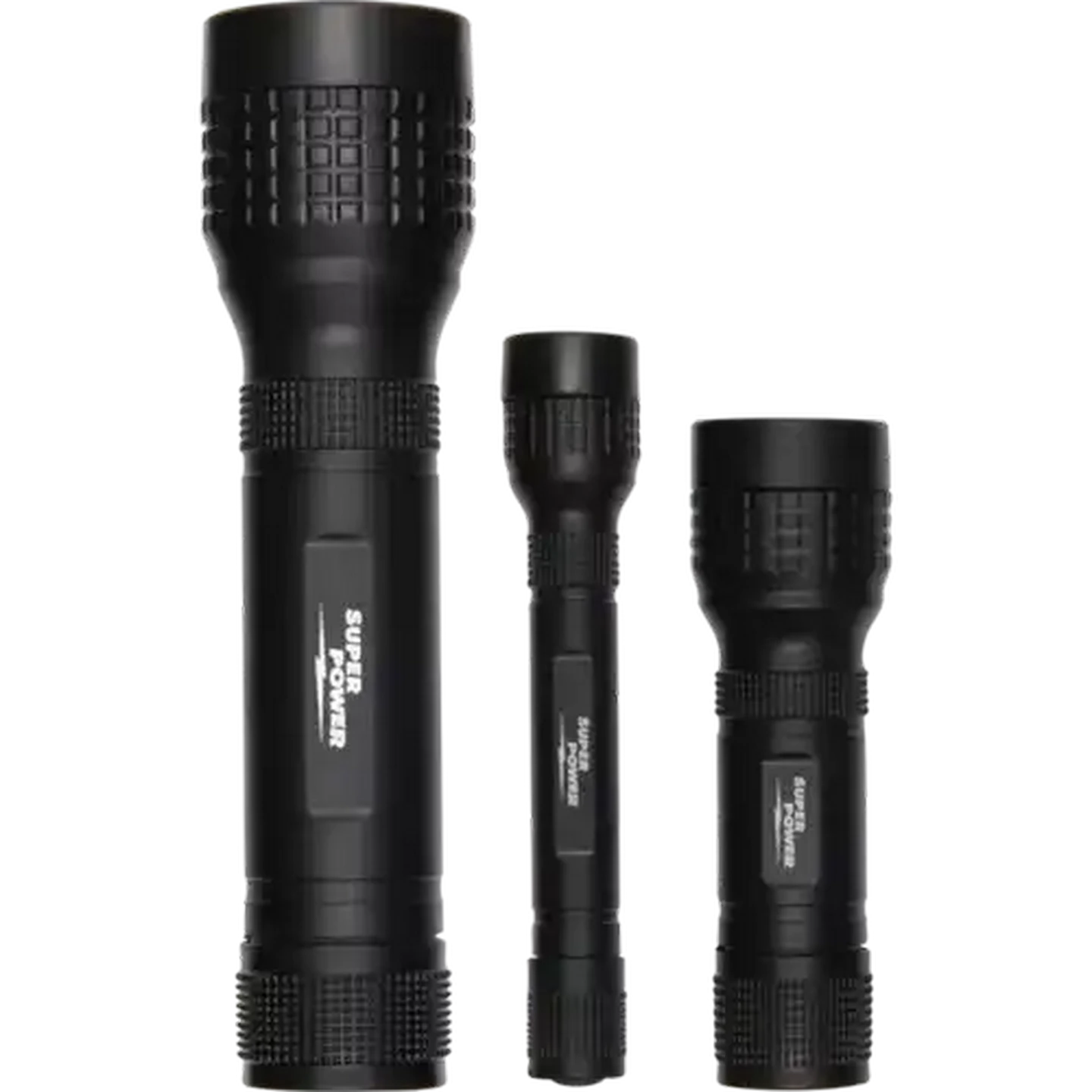 Image of Super Power Black LED Voyager Torch Set 3 Piece
