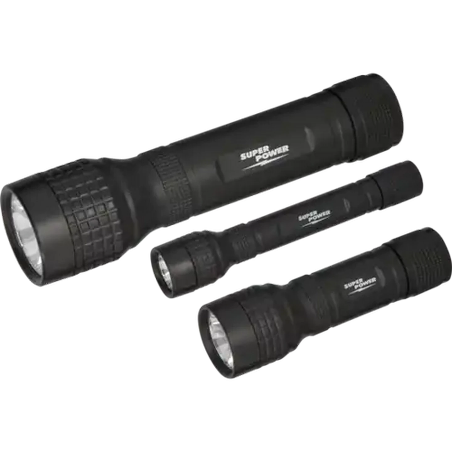 Image of Super Power Black LED Voyager Torch Set 3 Piece
