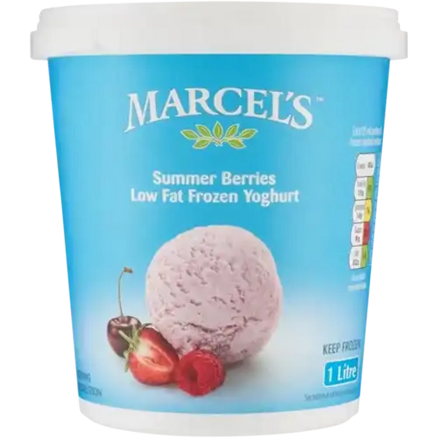 Image of Marcel's Summer Berries Flavoured Low Fat Frozen Yoghurt 1L