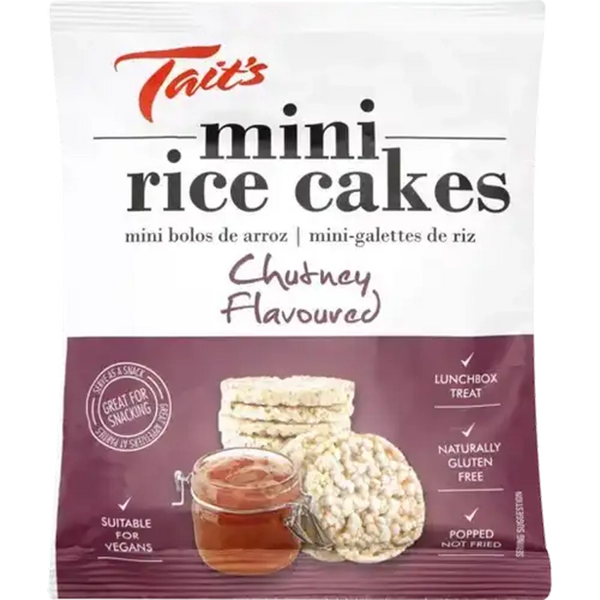 Checkers Sixty60 | Tait's Chutney Rice Cakes 30g