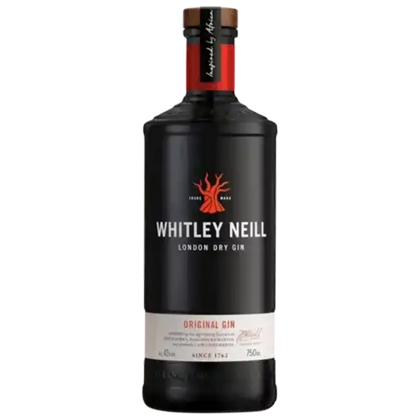 Image of Whitley Neill Handcrafted Dry Gin Bottle 750ml