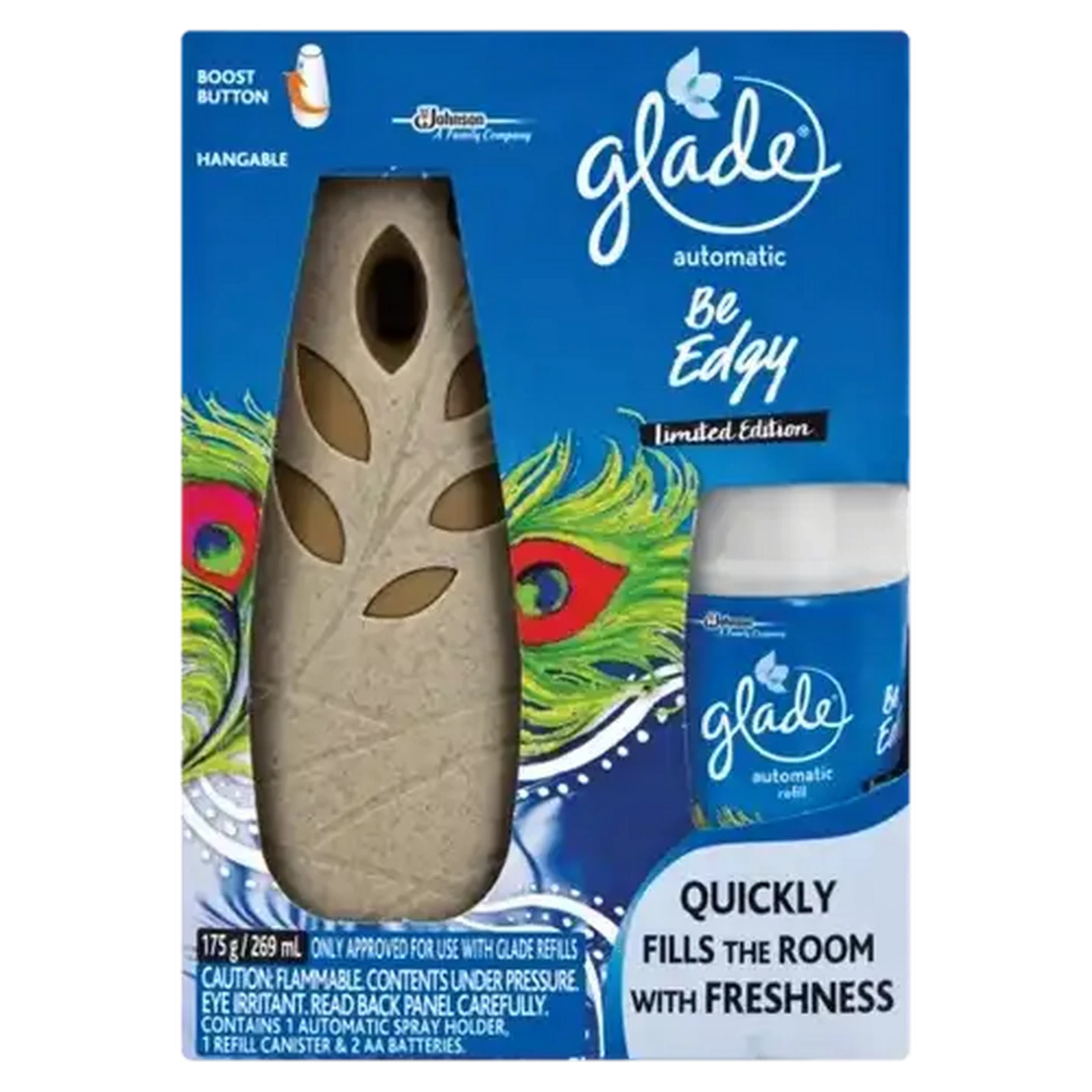 Image of Glade Be Edgy Fragranced Auto Air Freshener