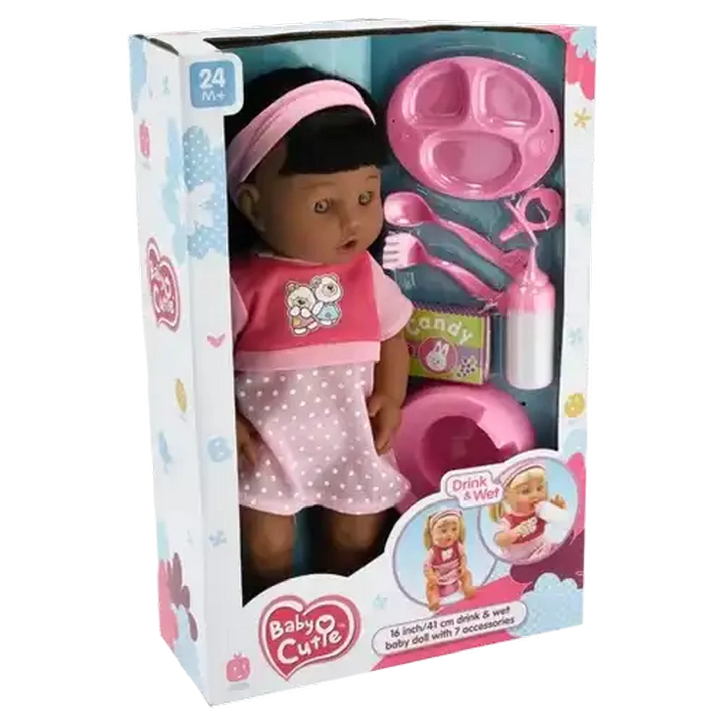 Checkers Sixty60 | Baby Cutie Nia Drink & Wet Doll with