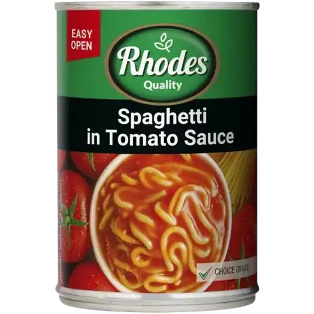 Checkers Sixty60 | Rhodes Quality Spaghetti in Tomato Sauce 410g