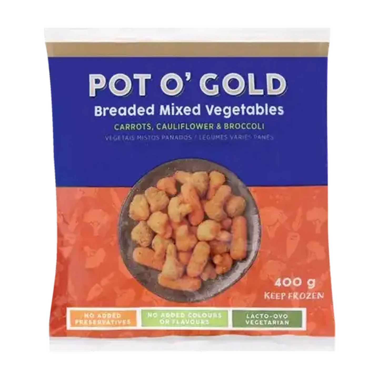 Image of Pot O' Gold Frozen Breaded Mixed Vegetables 400g