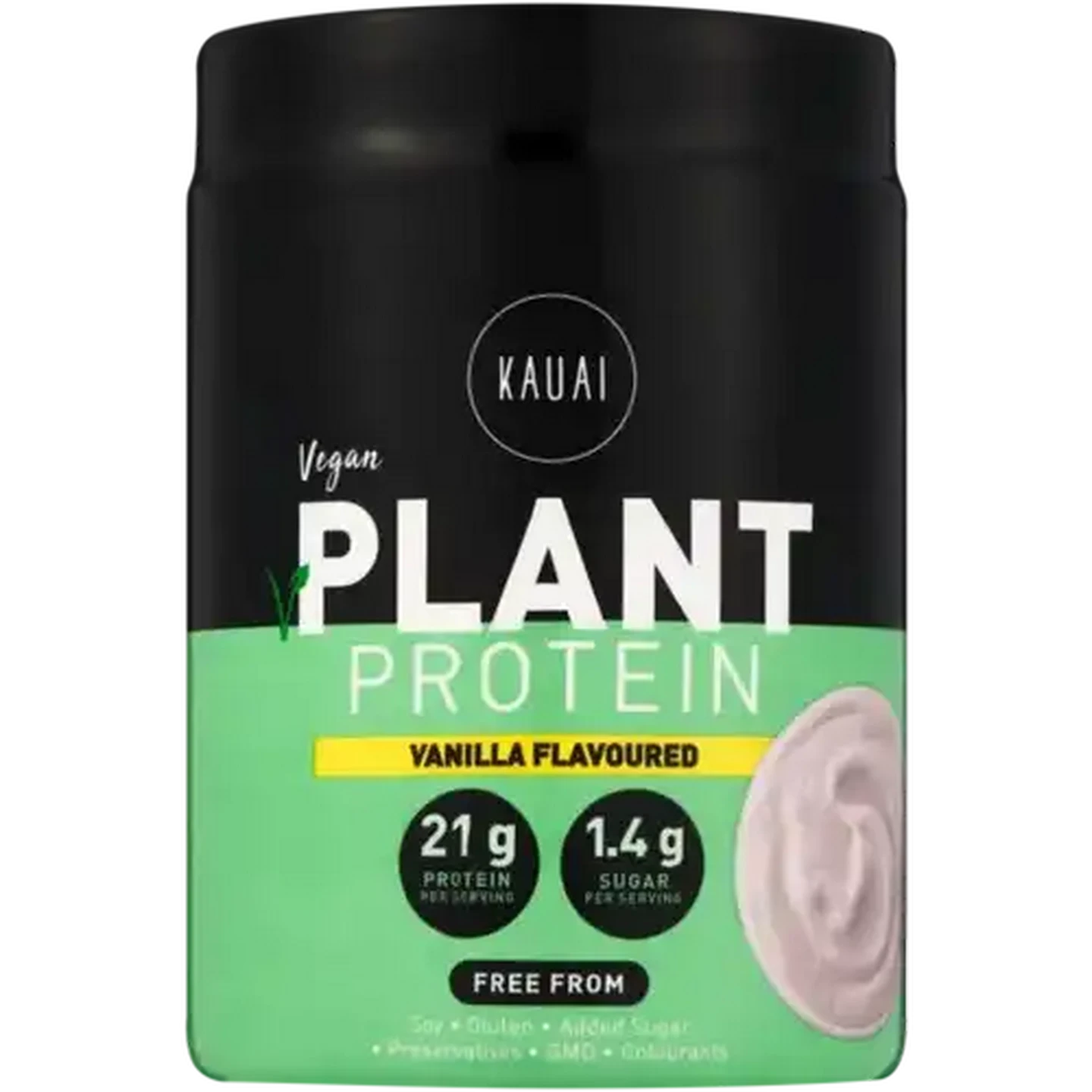 Image of Kauai Vanilla Flavoured Vegan Plant Protein Powder 500g