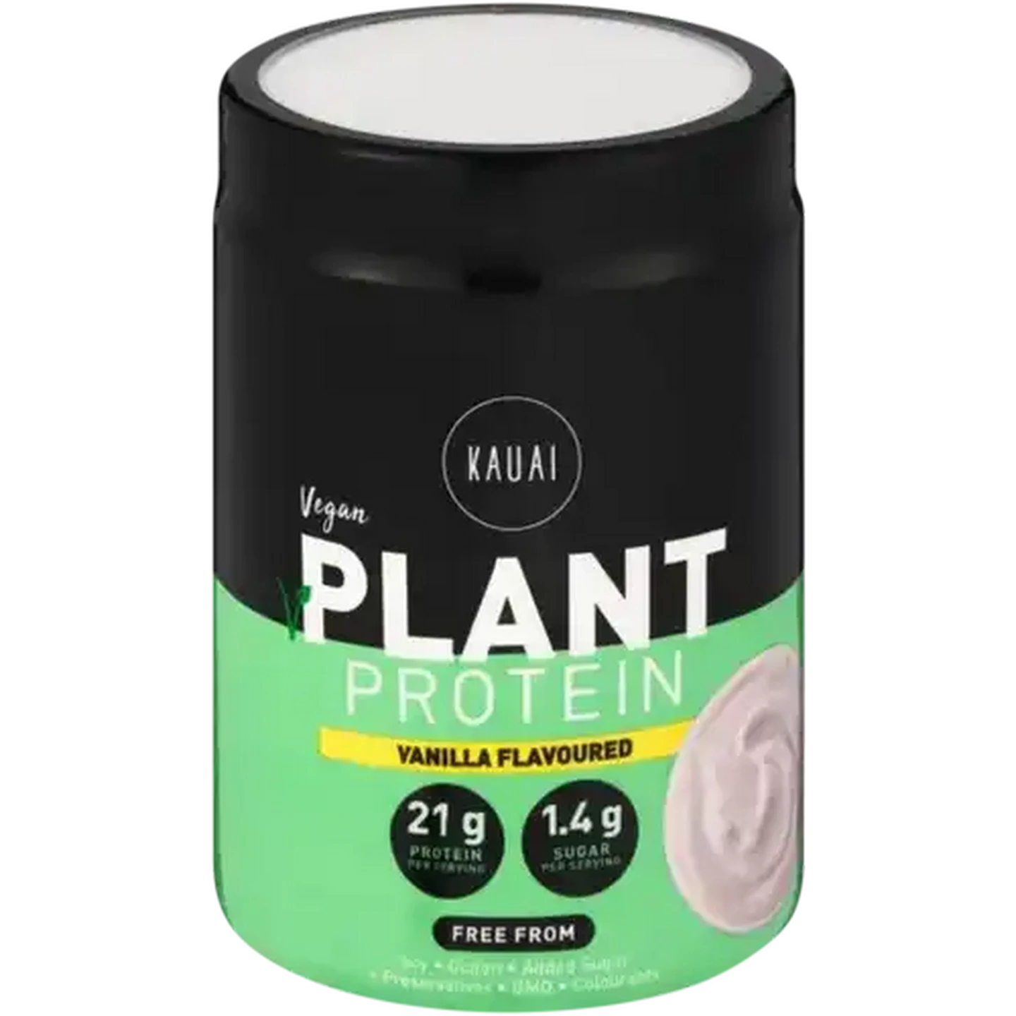 Image of Kauai Vanilla Flavoured Vegan Plant Protein Powder 500g