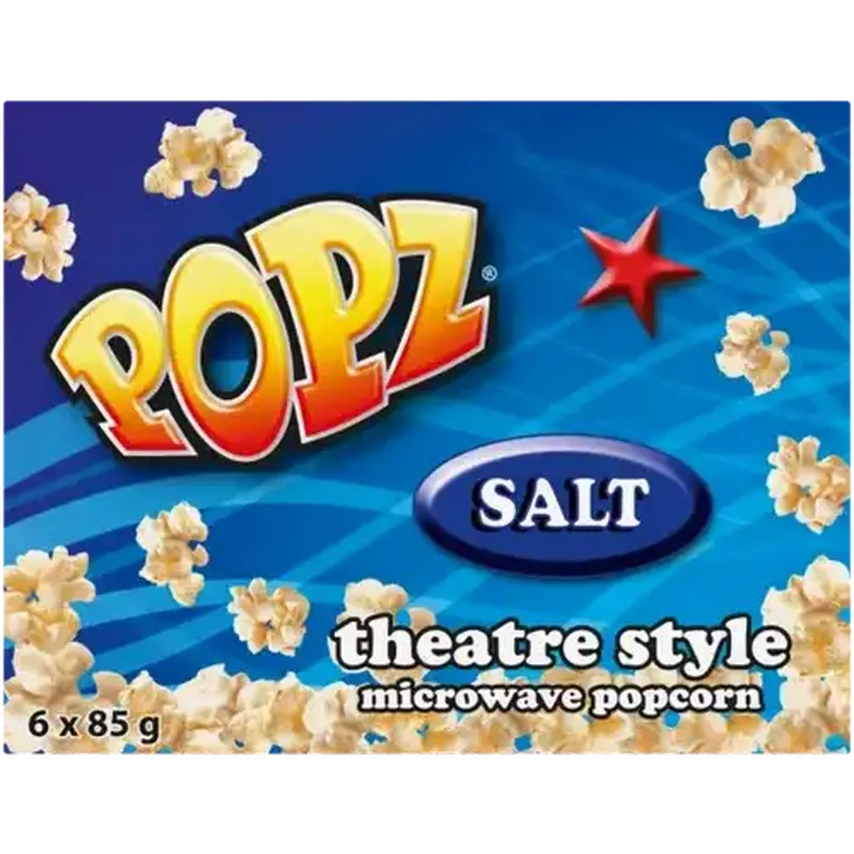 Checkers Sixty60 | Popz! Salt Flavoured Microwave Popcorn 6 x 85g