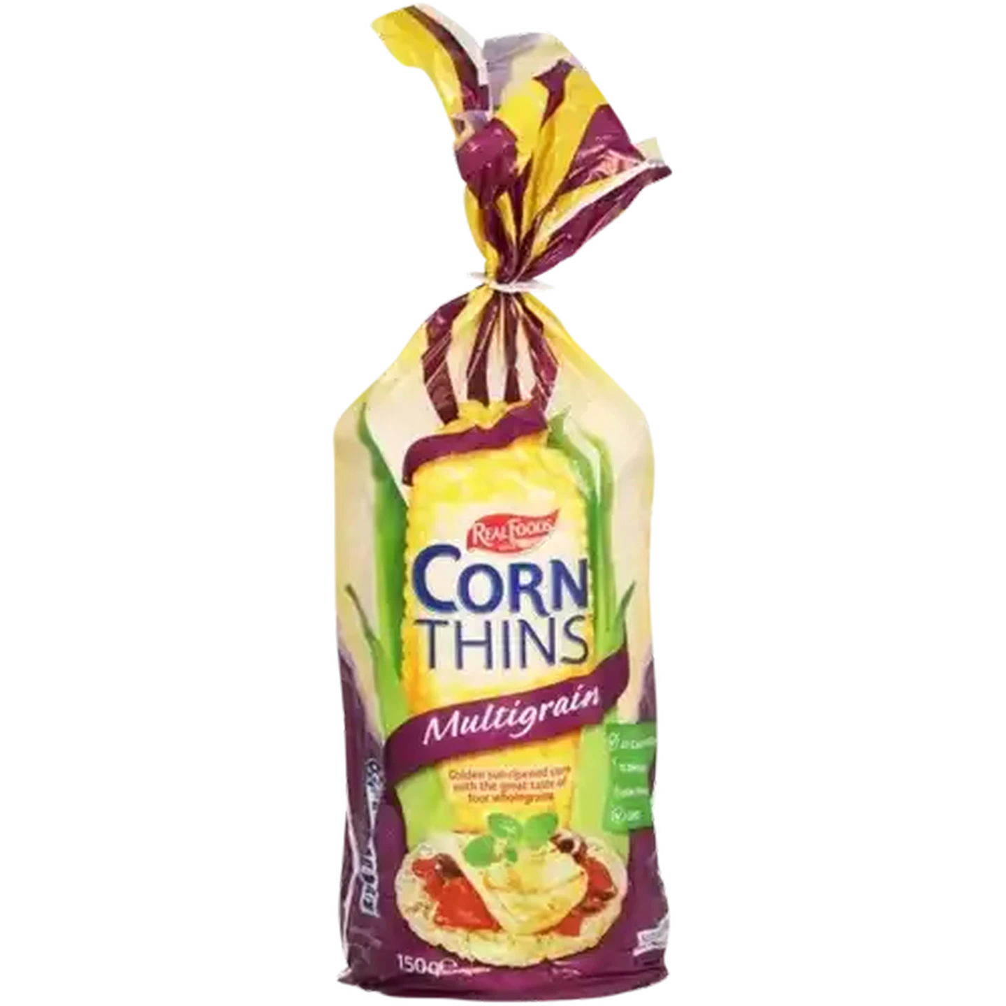 Image of Real Foods Multigrain Corn Thins 150g