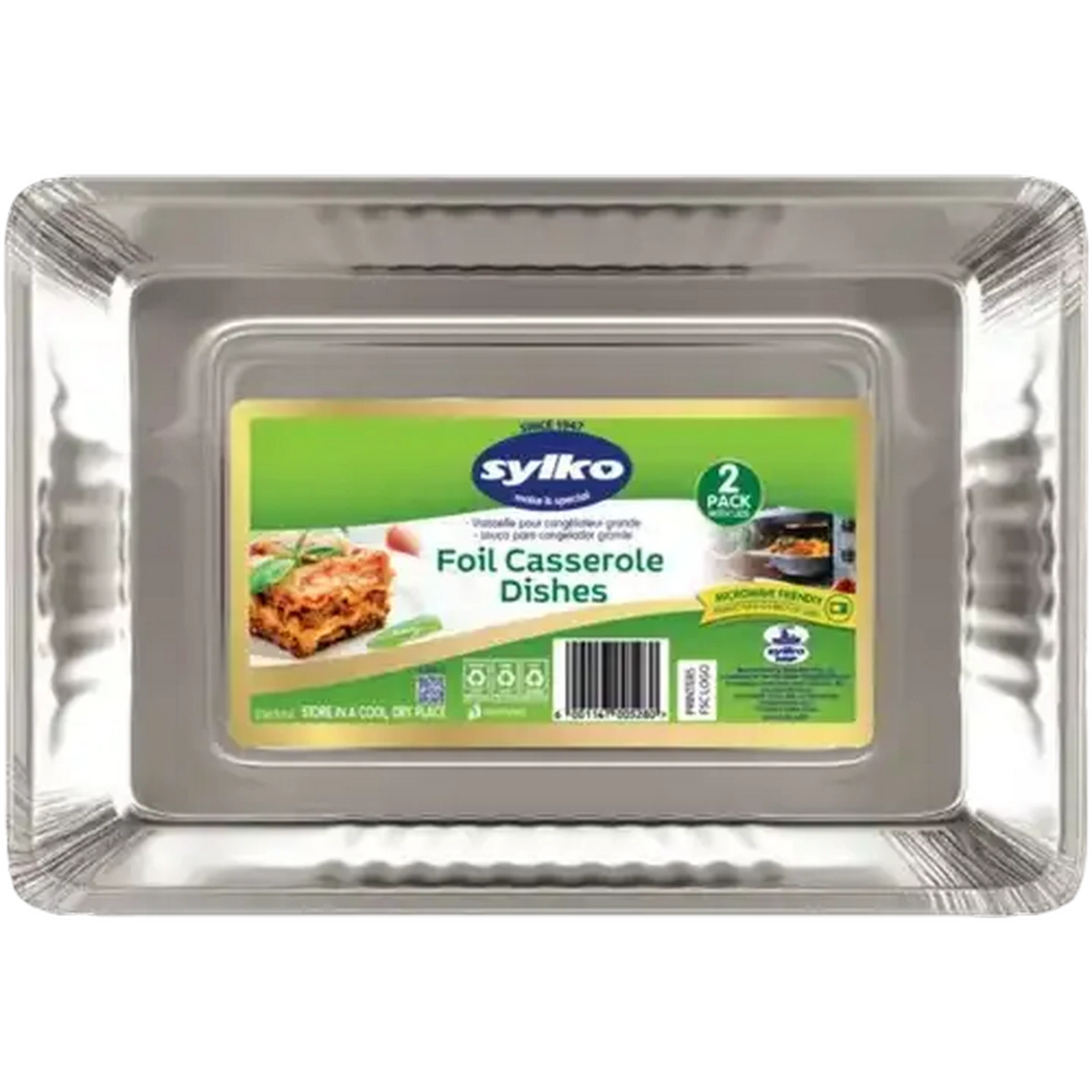 Checkers Sixty60 | Sylko Foil Casserole Dishes 2 x 2365ml