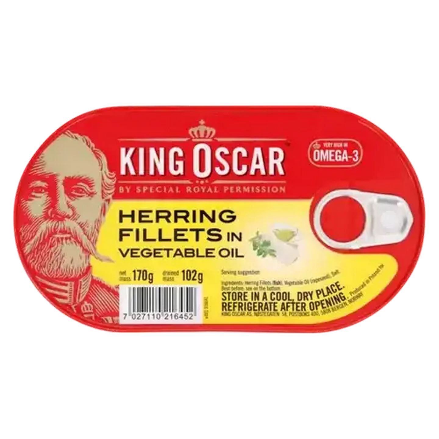 Checkers Sixty60 | King Oscar Herring Fillets In Vegetable Oil 170g