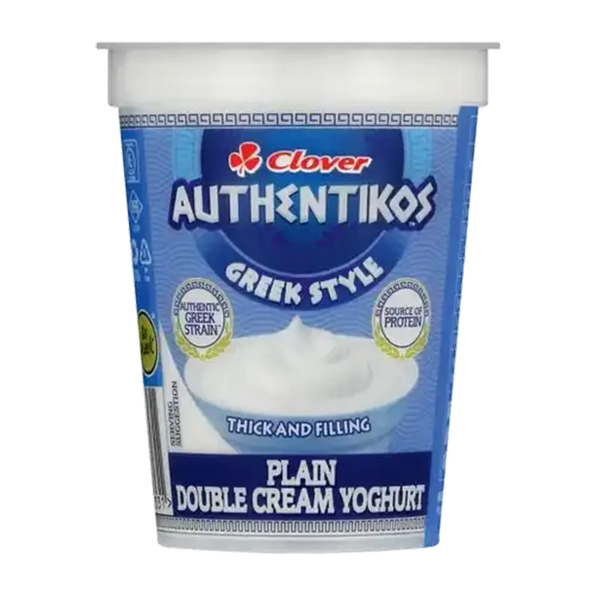 Checkers Sixty60 | Clover Authentikos Plain Double Cream Yoghurt 125g