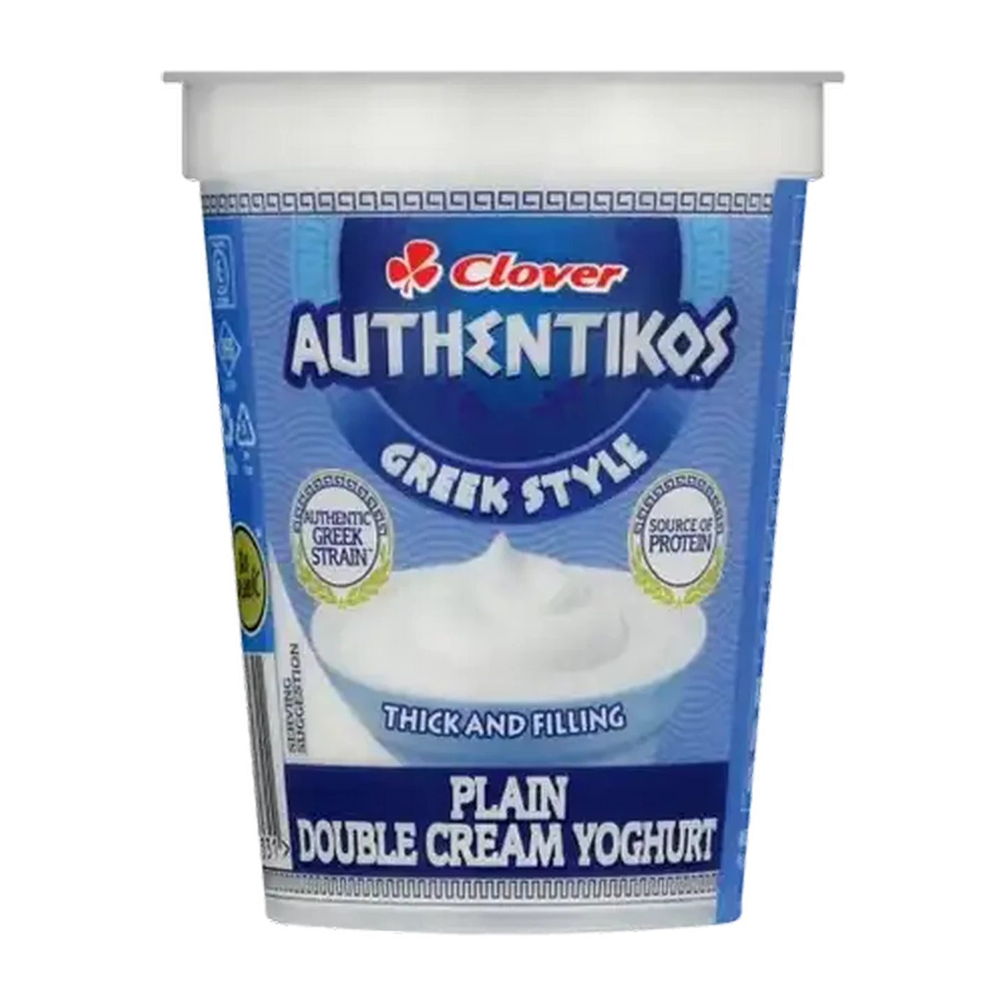 Checkers Sixty60 | Clover Authentikos Plain Double Cream Yoghurt 125g