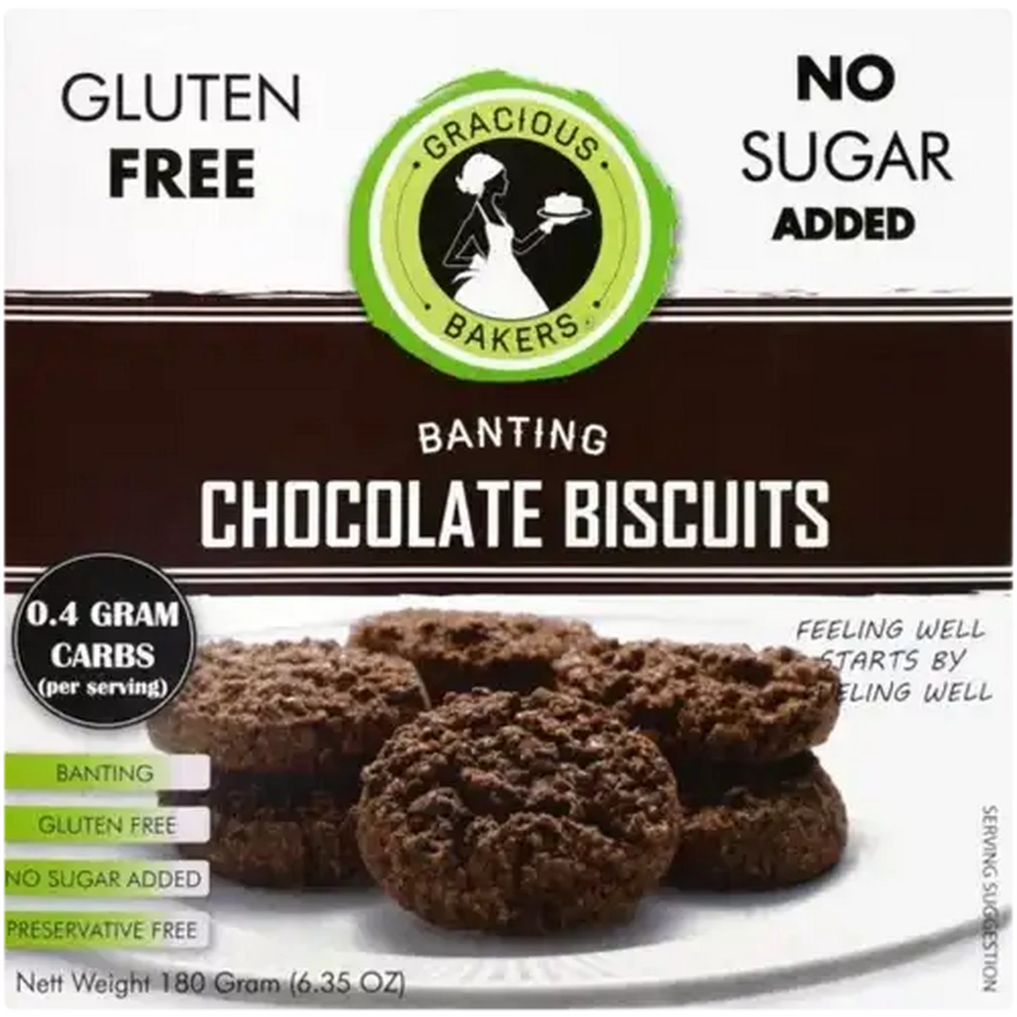 Checkers Sixty60 | Gracious Bakers Banting Chocolate Biscuits 180g