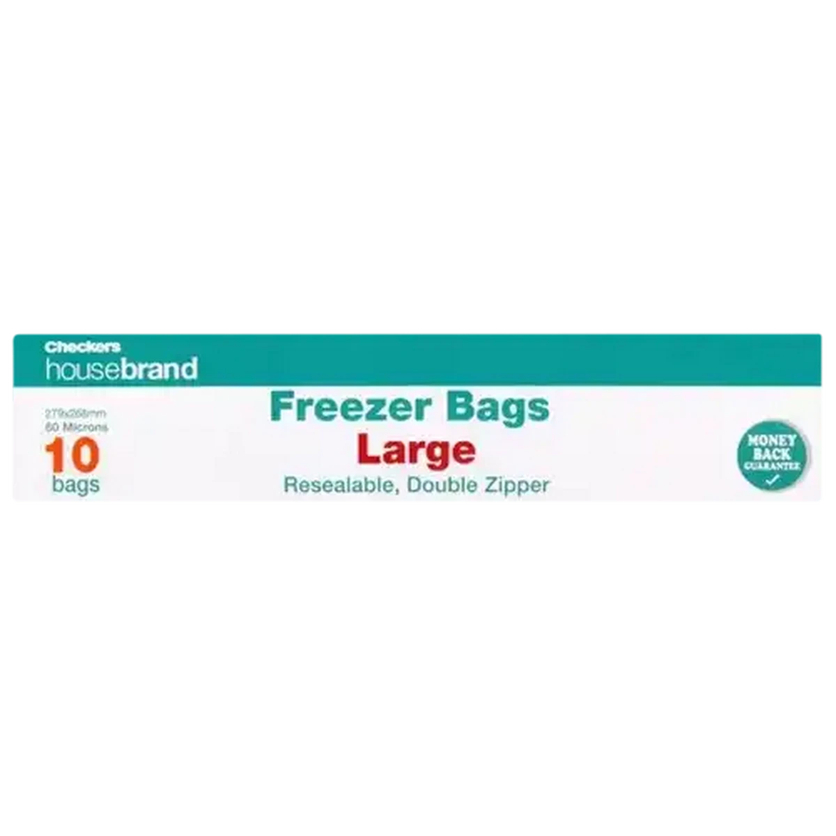 Checkers Sixty60 | Checkers Housebrand Large Freezer Bags 10 Pack